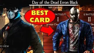 MKX Mobile. Day of the Dead Erron Black Challenge Gameplay + Review. Relentless Jason is OP!