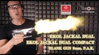 แบลงค์กัน EKOL M92 ยิงรัว 8500฿ JACKAL DUAL 9mm. P.A.K.