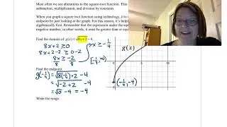 CAC Graphs and Properties of Square Root Functions