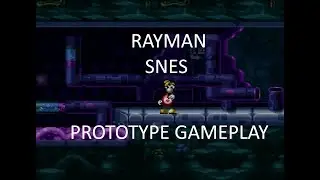 Rayman (SNES) - Prototype Gameplay (Download available)