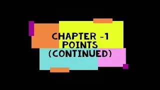 Distance formula | chapter-1 (continued)