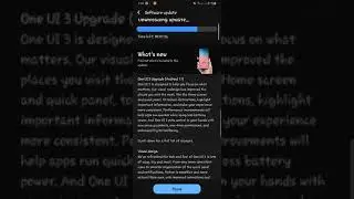 Samsung A70 April update One Ui 3