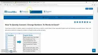 how to convert number to word in excel TAMIL