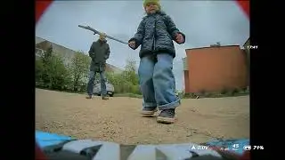 Children chasing children...