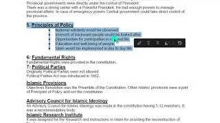 PAK301 LECTURE NO 20||Pakistan studies301Lecture no 20