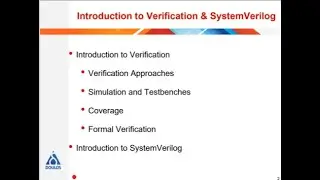 Introduction to Verification and SystemVerilog for Beginners