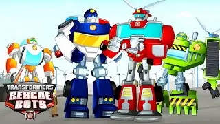 união dos robôs de resgate! | Transformers Rescue Bots | COMPILAÇÃO | Desenho animado infantil | |