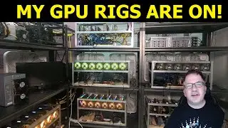 My GPUs are Back ON... Mining till the END .... How Much I Missed It !