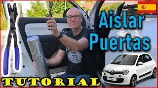 🇪🇸Como desmontar y aislar las puertas - Renault Twingo III 3 - Tutorial