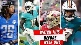 Final Preseason Injury Update | Watch Before Your Fantasy Football Draft