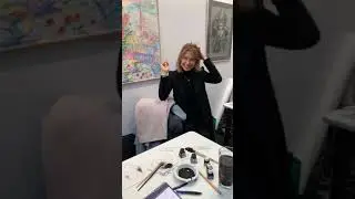 Demo by Alexandra da Fonseca at Artcapital 2020. Grand Palais.Paris