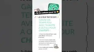 + VITE ET + EFFICACE AVEC CHATGPT ! 🎁 en description 