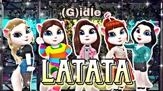 My talking Angela 2 😍 (G)idle - Latata 🐇 Easter special #mytalkingangela2#gidle