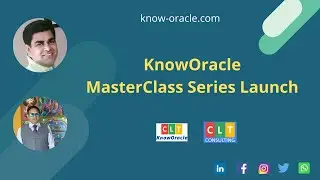 KnowOracle Masterclass 1 -  Explore 7 Ways to learn Oracle Cloud FREE