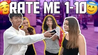 we asked girls to rate me 1-10 | Public Interview!