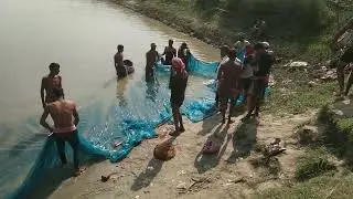 Fishing life || fishing all day life || Standing in the water all day and fishing is difficult