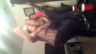 mother choking daughter dancing