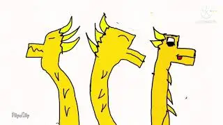 GHIDORAH THE THREE HEADED DORITO(SFX my mechanizedgojira2000 link in desc)