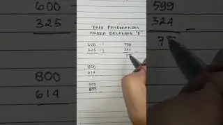 TRIK CEPAT PENGURANGAN ANGKA BELAKANG 0 #shorts #matematika