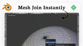 How to merge vertices in Blender (Vertex Combine)