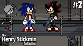 Sonic & Shadow Play The Henry Stickmin Collection PART 2 - STEALING THE DIAMOND!!
