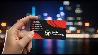 How to Create a Professional Business Card in CorelDraw | Visiting Card @GrafixTechnology