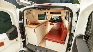 ULTIMATE TINY CAMPER | FULL TOUR! | 2022 Ford Transit Connect