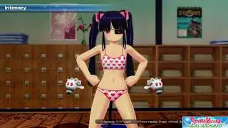 Senran Kagura PEACH BEACH SPLASH Mirai Dressing Room Kiss e Strip