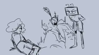 Hazbin animated to random funny audios // Hazbin hotel fan animatic