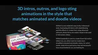 Explaindio Video Creator Software -3D Intros Outros And Logo Sting Animations