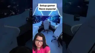 Setup gamer nave espacial! #pc #gamer #tecnologia