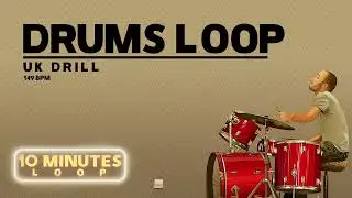 FREE DRUMS LOOP - Hip Hop / UK Drill - 149 BPM 🥁