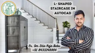 How to Quickly Plan and Draft an L-Shaped Staircase in AutoCAD 