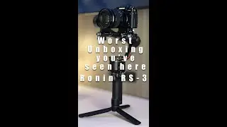 Worst unboxing you've seen here lol Ronin RS 3