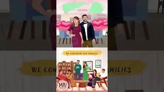 Best Caricature Engagement Invitation || Caricature Roka Cermony Invite