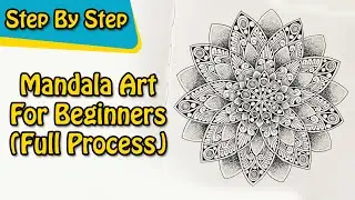 Master the Stippling Technique for Mesmerizing Simple Mandala Art