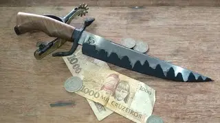 Faca Bowie San Mai do início ao fim