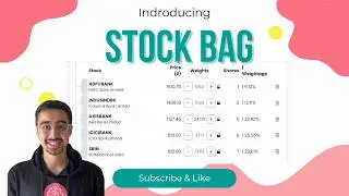 Build your first Stockbag on Tradetron | Invest with Algo