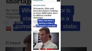 Child labor making a comeback in Wisconsin