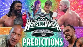 Predicting EVERY WrestleMania 40 Match 100% CORRECT! w/ @DeadonDaveProductions