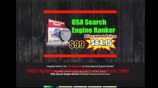 Discount on GSA Search Engine Ranker