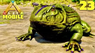 Taming Frog! In The Island Survival Series Episode 23 ( Ark Ultimate Mobile)