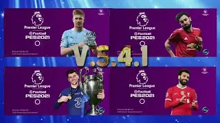 "Premier League" Patch V.5.4.1 🔥 All New Menu & Full License PES eFootball 2021