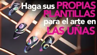 Haga sus propias plantillas para el arte de las uñas con formas de uñas