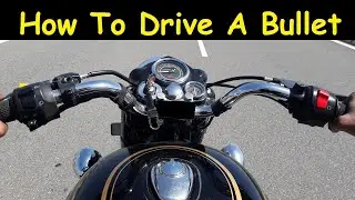 How To Ride Royal Enfield Bullet - बुलेट चलाना सीखे सिर्फ 9 मिनट मे