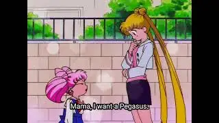 Chibiusa wants a pegasus.