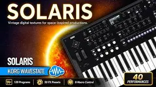 SOLARIS SOUNDSET | KORG WAVESTATE | SOUND LIBRARY ( 40 Performances, 120 Programs, 50 FX Presets )