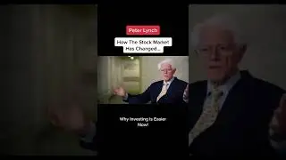 Peter Lynch - Why investing is easier now #investing
