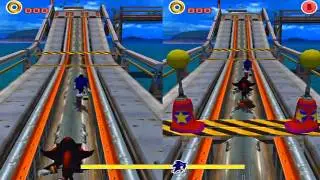 Sonic vs Shadow on Sonic Adventures 2 Battle!! HD