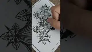 Stella tangle by Jana Rogers | Doodle Pattern | Zentangle doodle